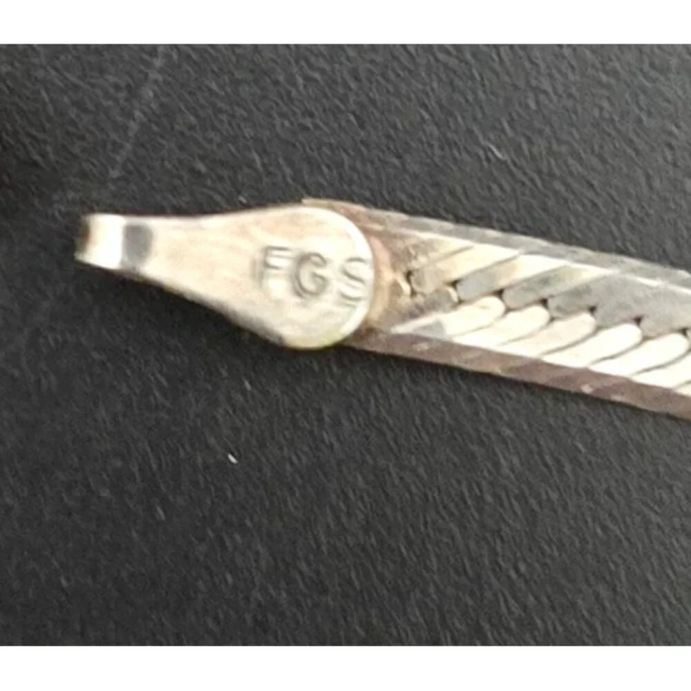 Vior 925 Sterling Silver Vntg Snake Chain Bracelet With Lobster Clasp Italy - Picture 5 of 10